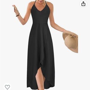 V Neck Sleeveless Asymmetrical Patchwork Floral Maxi Dress NWT XXL